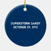 Jersey Shore Forever kerstornament Keramisch Ornament (Achterkant)