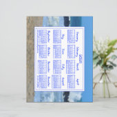 Jersey Shore Foto 2025 Kalender met Fabric Font (Staand voorkant)