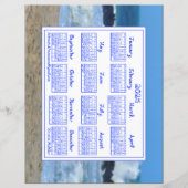 Jersey Shore Foto 2025 Kalender met Fabric Font (Voorkant)