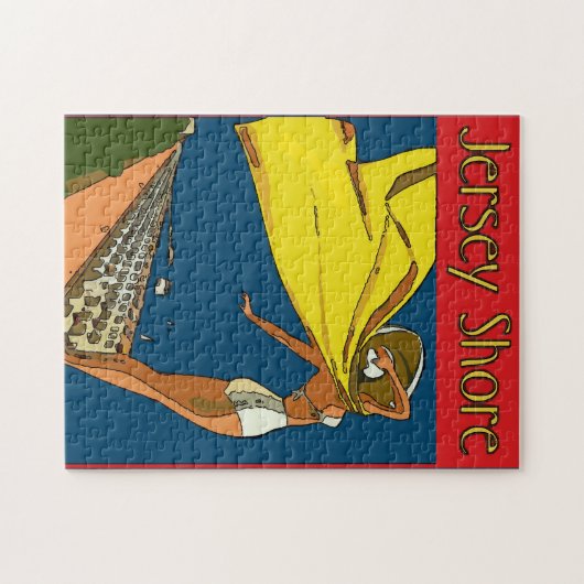 Jersey Shore Gal Legpuzzel (Horizontaal)