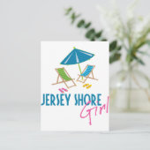 Jersey Shore Girl Briefkaart (Staand voorkant)