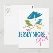 Jersey Shore Girl Briefkaart (Voorkant / Achterkant)