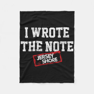 Jersey Shore - Ik schreef de notitie Fleece Deken