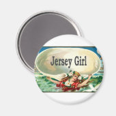 Jersey Shore Jersey Girl Magneet (Voorkant / Achterkant)