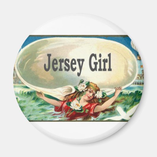 Jersey Shore Jersey Girl Magneet (Voorkant)