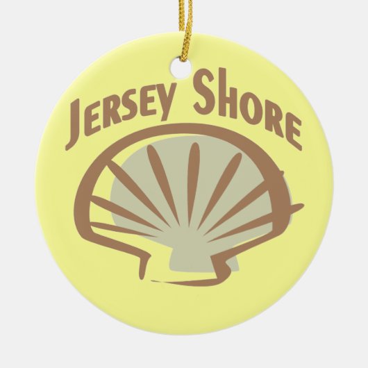 Jersey Shore  Keramisch Ornament (Voorkant)