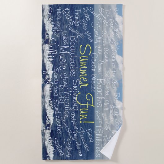 Jersey Shore Leuke dingen om te doen Strandlaken (Voorkant)