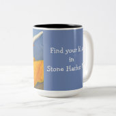 Jersey Shore Lifeguard schilderij op een mok (Voorkant rechts)