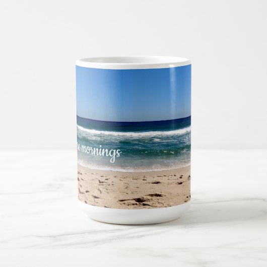 Jersey Shore Mornings op Coffee Mok (Center)