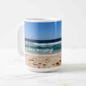 Jersey Shore Mornings op Coffee Mok (Voorkant links)