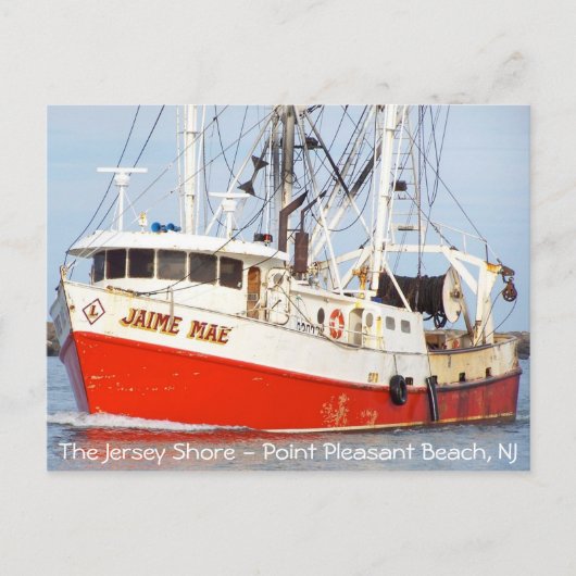Jersey Shore - Pt. Pleasant Beach - Jaime Mae Briefkaart (Voorkant)