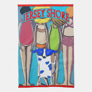 Jersey Shore strand Towels Theedoek