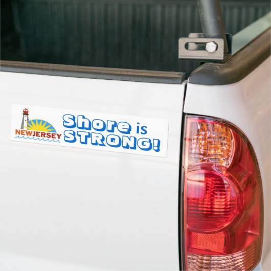 Jersey Shore Strong Bumpersticker (Op Truck)