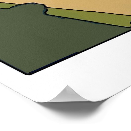 Jersey Shore  Style, bewerkt tekst Poster (Hoek)