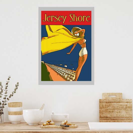 Jersey Shore  Style Poster (Keuken)