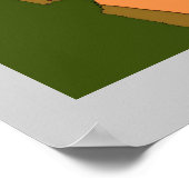 Jersey Shore  Style, voeg tekst toe Poster (Hoek)