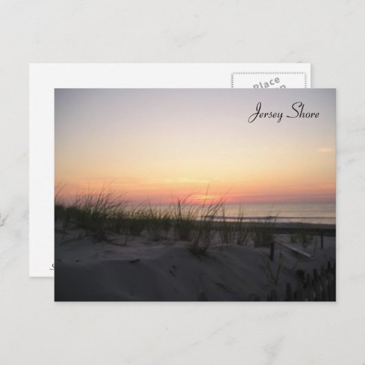 Jersey Shore Sunrise Briefkaart (Voorkant / Achterkant)