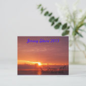 Jersey Shore Sunrise Briefkaart (Staand voorkant)