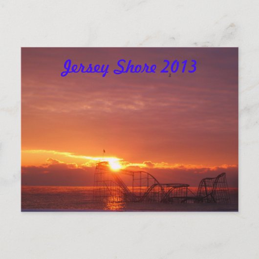 Jersey Shore Sunrise Briefkaart (Voorkant)