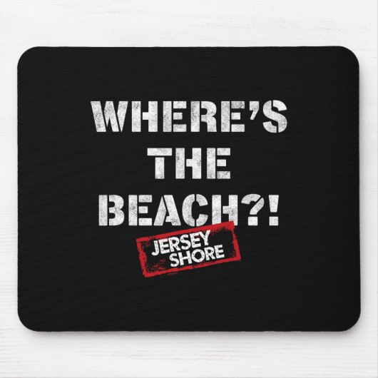 Jersey Shore - Waar is het strand Muismat (Voorkant)