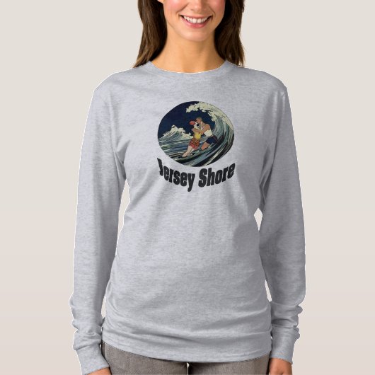 Jersey Shore Wave Lovers T-shirt (Voorkant)