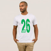 Jersey Short Sleeve T-Shirt ash DESIGN AFRICA 26 (Voorkant volledig)