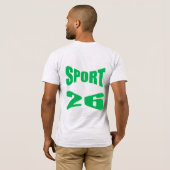  Jersey Short Sleeve T-Shirt back ash   SPORT  26 (Achterkant volledig)