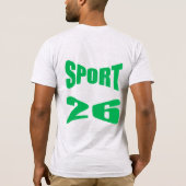 Jersey Short Sleeve T-Shirt back ash SPORT 26 (Achterkant)