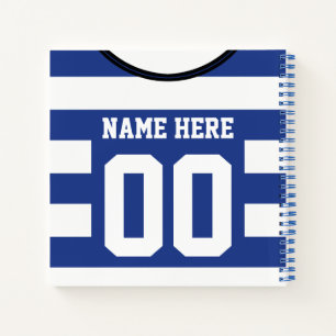  Jersey Sjabloon Notitieboek Soccer Footy