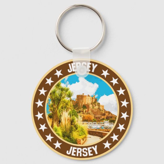 Jersey Sleutelhanger (Achterkant)