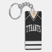 Jersey sleutelhanger streep (Voorkant Links)