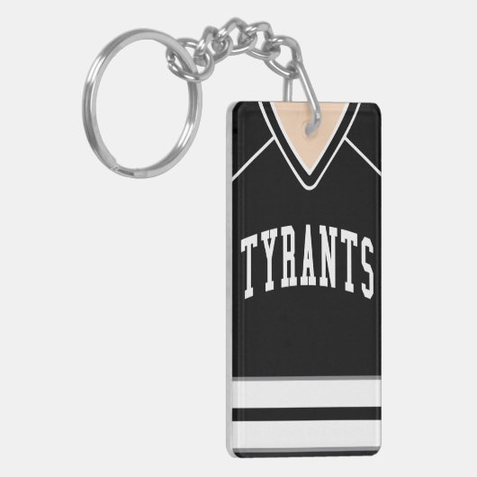 Jersey sleutelhanger streep (Voorkant Links)