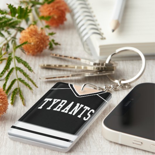 Jersey sleutelhanger streep (Voorkant Rechts)