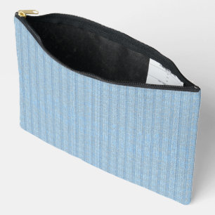 Jersey Streep Brei Patroon in Babyblauw Etui