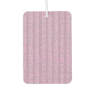 Jersey Streep Brei Patroon in Poeder Roze Luchtverfrisser