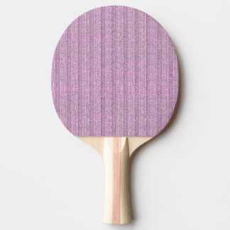 Jersey Streep Brei Patroon in Poeder Roze Tafeltennisbatje