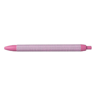 Jersey Streep Brei Patroon in Poeder Roze Zwarte Inkt Pen