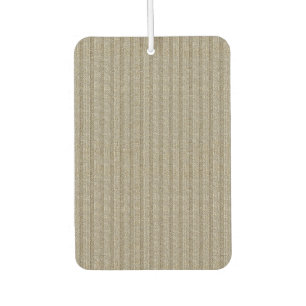 Jersey Streep Brei Patroon in Zachte Beige Luchtverfrisser