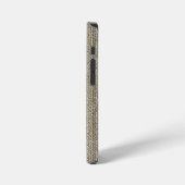 Jersey Stripe Knit Pattern in Soft Beige iPhone Hoesje (Linkerkant)