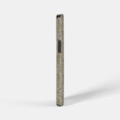 Jersey Stripe Knit Pattern in Soft Beige iPhone Hoesje (Rechterkant)