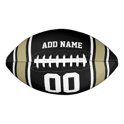 Jersey Stripes Black|Gold Specialized American Football (Voorkant)