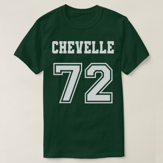 Jersey Style Chevelle 72 1972 Old School Muscle Ca T-shirt (Design voorkant)