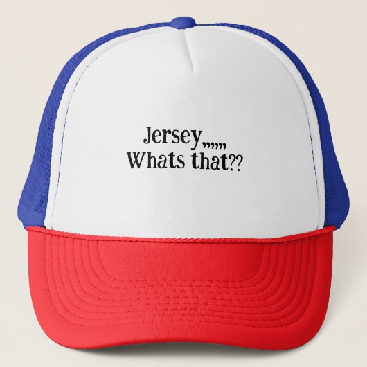 Jersey Sweat shirt Trucker Pet (Voorkant)