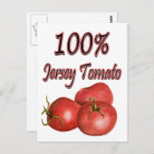 Jersey Tomaten 100% Briefkaart (Voorkant / Achterkant)