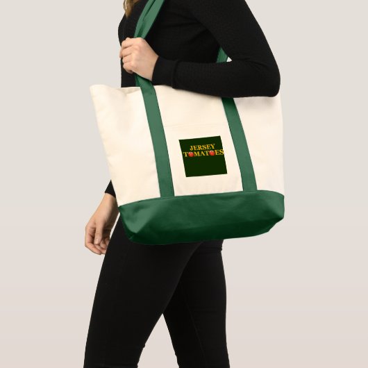 Jersey Tomaten Classic Green en White Tas (Voorkant (product))