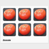 Jersey Tomato 4 Vierkante Sticker (Vel)