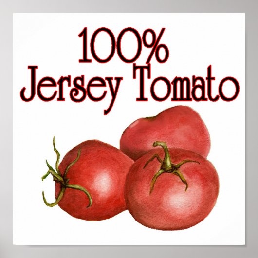 Jersey Tomato Poster (Voorkant)