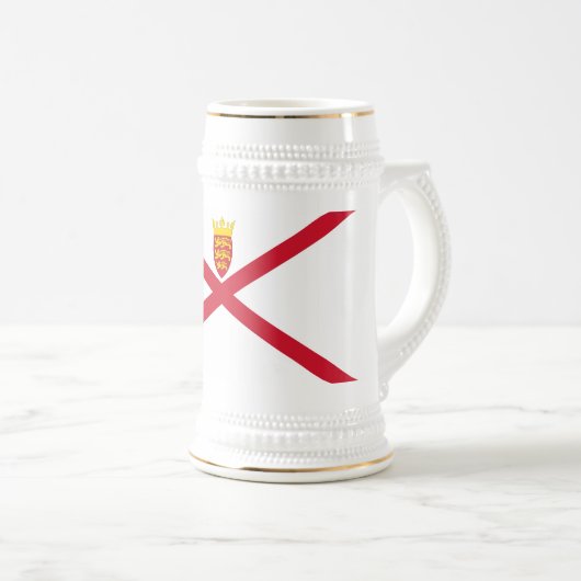 Jersey Vlag Bierpul (Voorkant rechts)