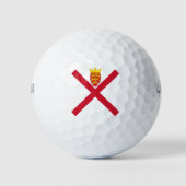 Jersey Vlag Golfballen (Voorkant)
