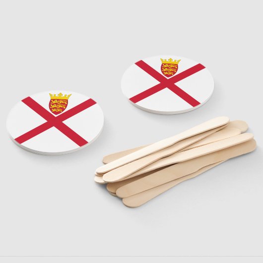 Jersey Vlag Handwaaier (Niet-gemonteerd)